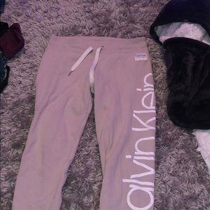 calvin klein nude sweatpants